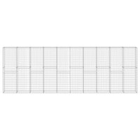 Thumbnail for Gabionenwand mit Abdeckung Verzinkter Stahl 600×30×200 cm