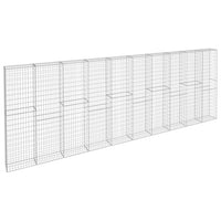 Thumbnail for Gabionenwand mit Abdeckung Verzinkter Stahl 600×30×200 cm