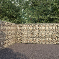 Thumbnail for Gabionenwand mit Abdeckung Verzinkter Stahl 600×30×200 cm