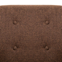 Thumbnail for Esszimmerstühle 2 Stk. Braun Stoff und Massivholz Eiche