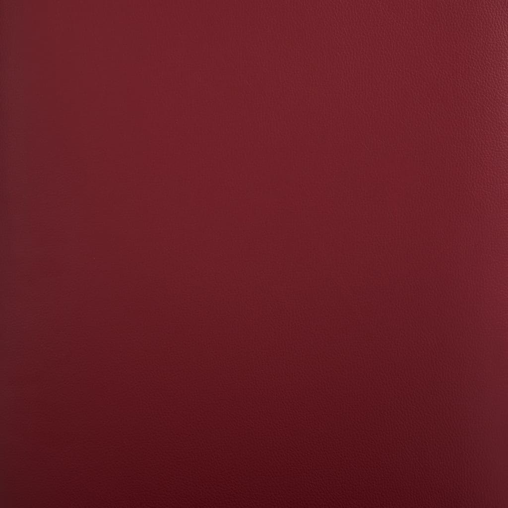 vidaXL Esszimmerstühle 4 Stk. Rot Kunstleder