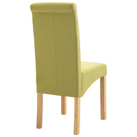 Thumbnail for Esszimmerstühle 4 Stk. Grün Stoff