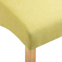 Thumbnail for Esszimmerstühle 4 Stk. Grün Stoff