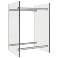 Thumbnail for Brennholzregal Transparent 40 x 35 x 60 cm Glas