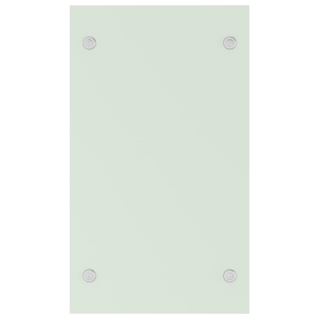 Brennholzregal Weiß 40 x 35 x 60 cm Glas