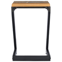 Thumbnail for Couchtisch 30 x 30 x 50 cm Massivholz Teak und Polyresin