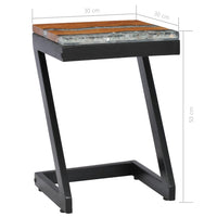 Thumbnail for Couchtisch 30 x 30 x 50 cm Massivholz Teak und Polyresin