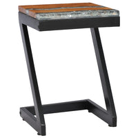 Thumbnail for Couchtisch 30 x 30 x 50 cm Massivholz Teak und Polyresin