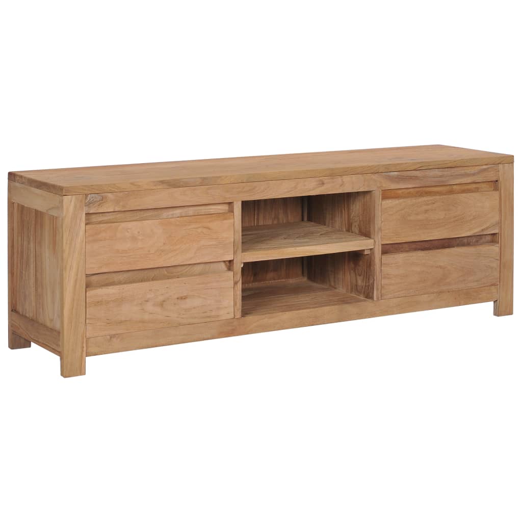 TV-Schrank 120×30×40 cm Massivholz Teak