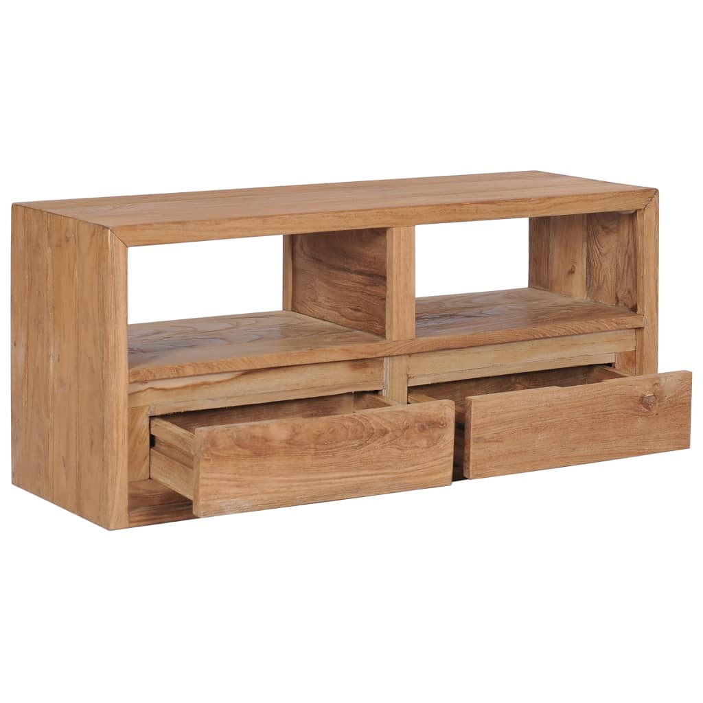 TV-Schrank 90×30×40 cm Massivholz Teak