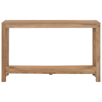 Thumbnail for Konsolentisch 120×35×75 cm Teak Massivholz
