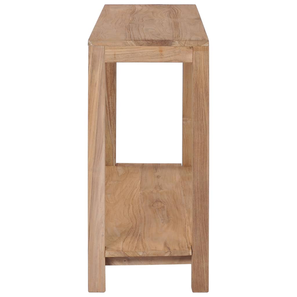 Konsolentisch 120×35×75 cm Teak Massivholz