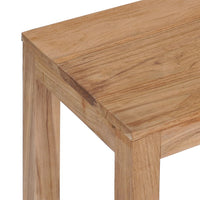 Thumbnail for Konsolentisch 120×35×75 cm Teak Massivholz