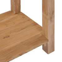 Thumbnail for Konsolentisch 120×35×75 cm Teak Massivholz