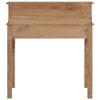 Thumbnail for Schreibtisch 90×50×100 cm Massivholz Teak