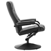 Thumbnail for Fernsehsessel mit Fußhocker Grau Kunstleder