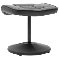 Thumbnail for Fernsehsessel mit Fußhocker Grau Kunstleder