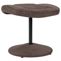 Thumbnail for Fernsehsessel mit Fußhocker Braun Wildleder-Optik