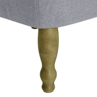 Thumbnail for Französischer Stuhl Hellgrau Stoff