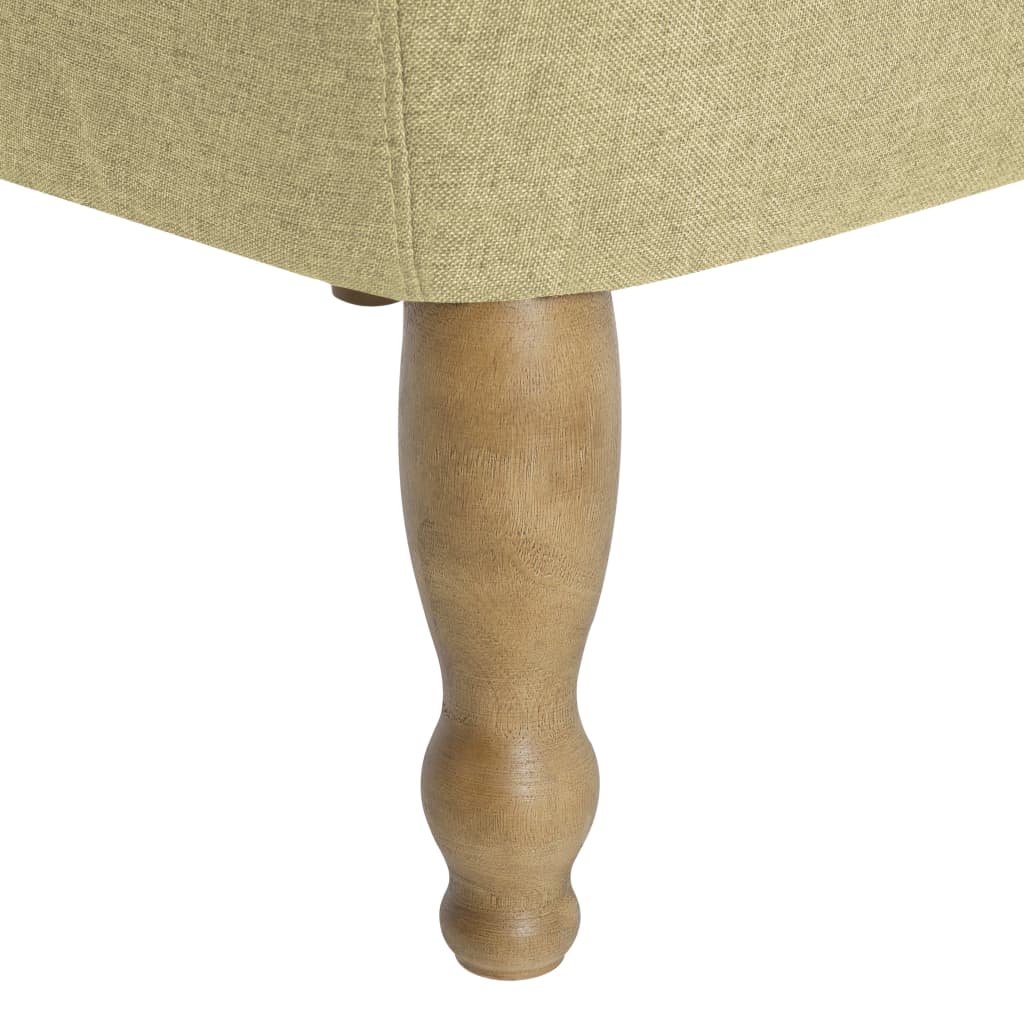 Französische Stühle 2 Stk. Grün Stoff