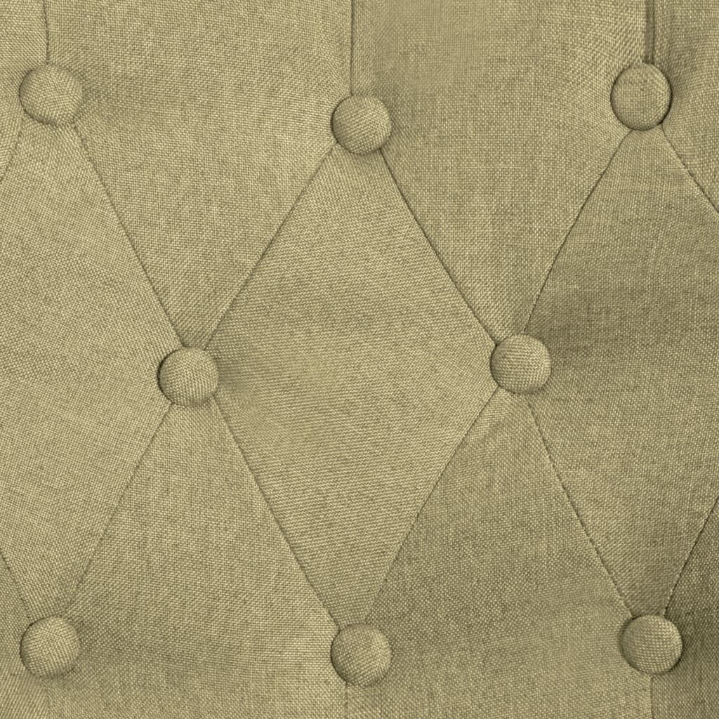 Französische Stühle 2 Stk. Grün Stoff