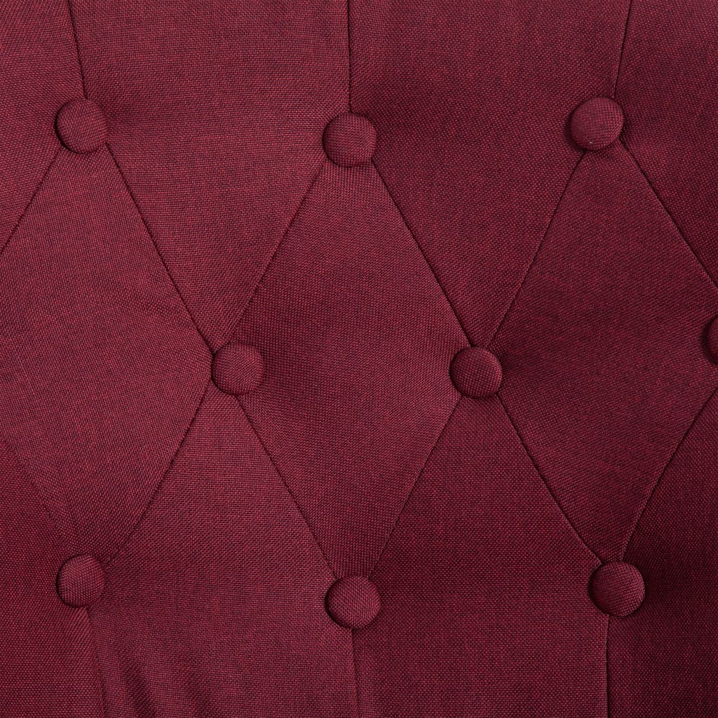 Französische Stühle 2 Stk. Weinrot Stoff