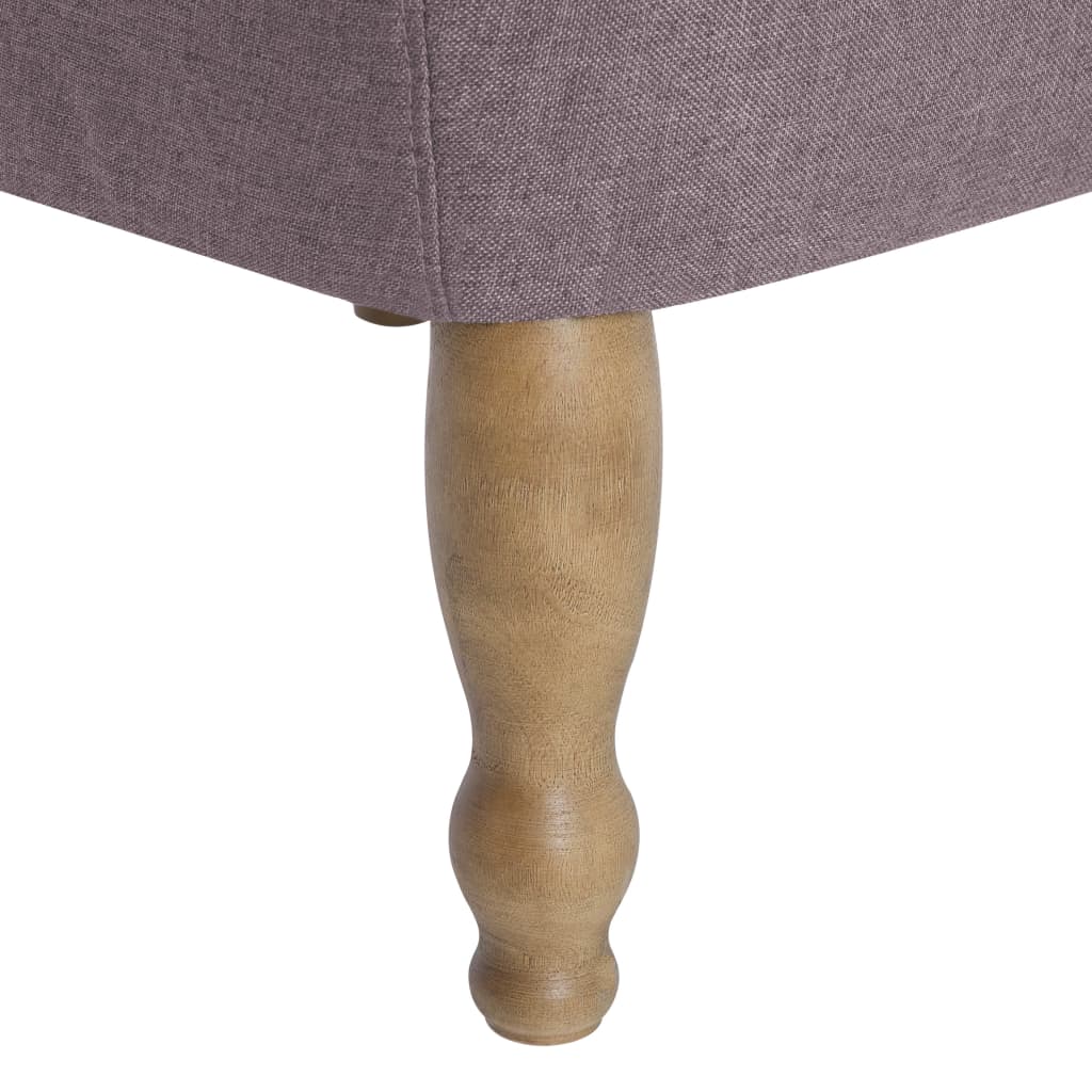 Französische Stühle 2 Stk. Taupe Stoff