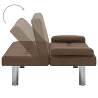 Thumbnail for Schlafsofa mit zwei Kissen Braun Polyester