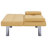 Thumbnail for Schlafsofa mit zwei Kissen Gelb Polyester