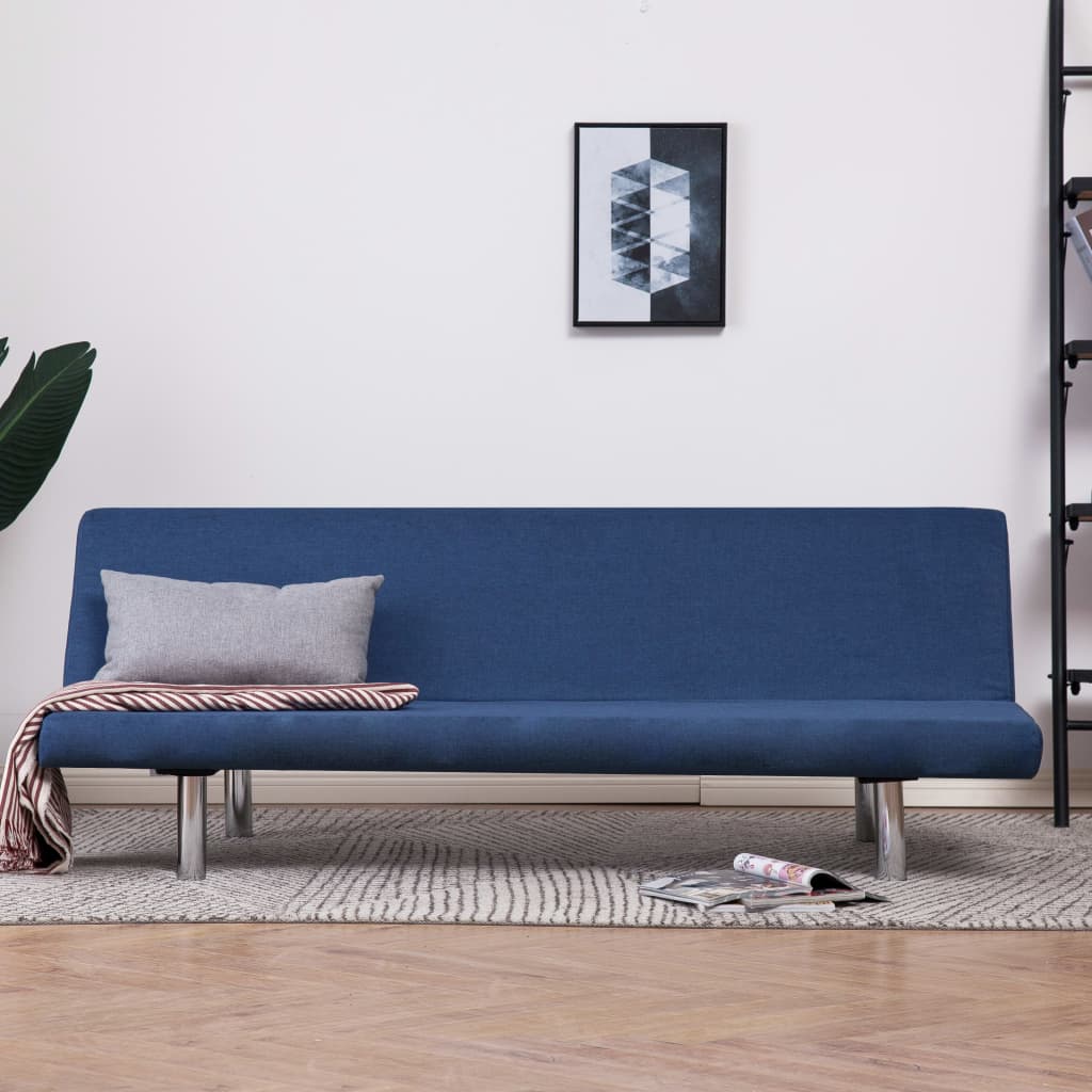 Schlafsofa Blau Polyester