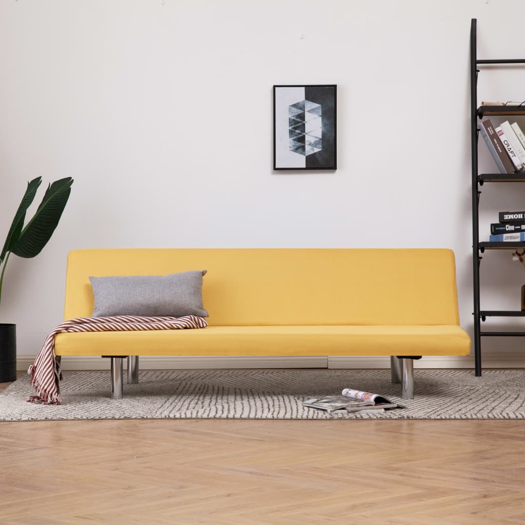 Schlafsofa Gelb Polyester