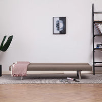 Thumbnail for 282201 vidaXL Sofa Bed Taupe Polyester