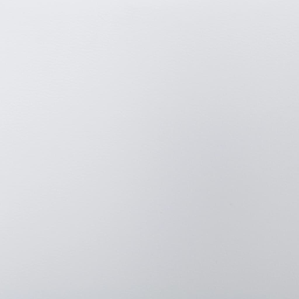 282202 vidaXL 3-Seater Sofa with Cushions White Faux Leather