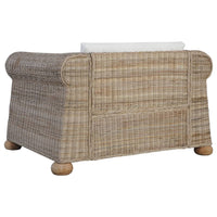 Thumbnail for Sessel mit Kissen Natur Rattan