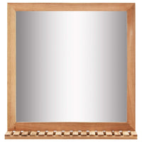 Thumbnail for Waschbeckenunterschrank mit Spiegel Walnussholz Massiv