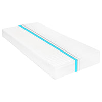 Thumbnail for 282801 vidaXL Mattress 160x200 cm 7 Zone PU Foam 16 cm H2 H3