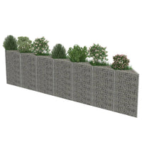 Thumbnail for Gabionenwand Verzinkter Stahl 450×30×100 cm