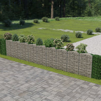 Thumbnail for Gabionenwand Verzinkter Stahl 630×30×100 cm