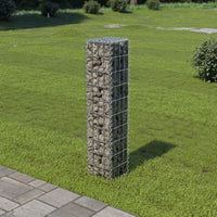Thumbnail for Gabionenwand mit Abdeckung Verzinkter Stahl 20×20×100 cm