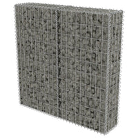 Thumbnail for Gabionenwand mit Abdeckung Verzinkter Stahl 100×20×100 cm