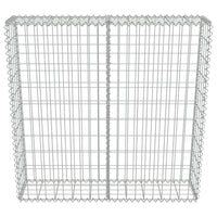 Thumbnail for Gabionenwand mit Abdeckung Verzinkter Stahl 100×20×100 cm