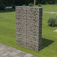 Thumbnail for Gabionenwand mit Abdeckung Verzinkter Stahl 100×20×150 cm