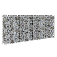 Thumbnail for Gabionenwand mit Abdeckung Verzinkter Stahl 200×20×85 cm