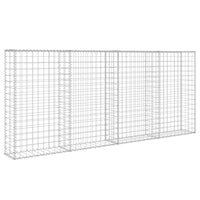 Thumbnail for Gabionenwand mit Abdeckung Verzinkter Stahl 200×20×85 cm