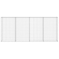 Thumbnail for Gabionenwand mit Abdeckung Verzinkter Stahl 200×20×85 cm