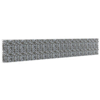 Thumbnail for Gabionenwand mit Abdeckung Verzinkter Stahl 600×30×100 cm