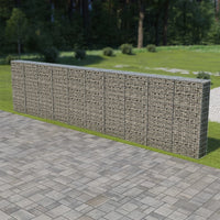 Thumbnail for Gabionenwand mit Abdeckung Verzinkter Stahl 600×30×150 cm