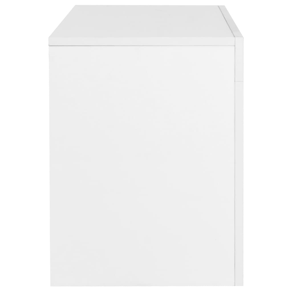TV-Schrank mit LED-Leuchten Hochglanz-Weiß 130x35x45 cm