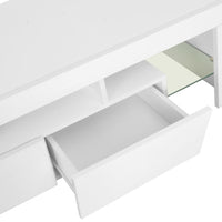 Thumbnail for TV-Schrank mit LED-Leuchten Hochglanz-Weiß 130x35x45 cm