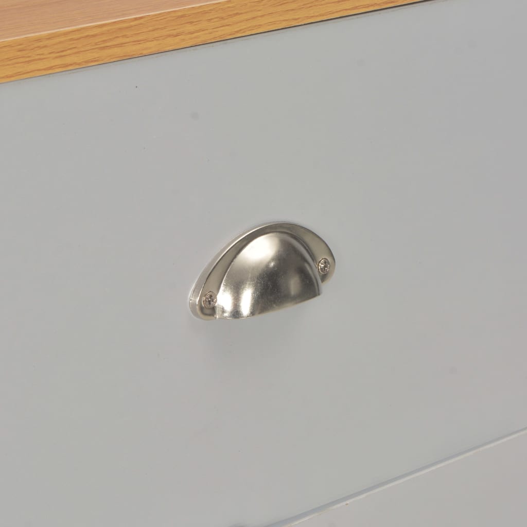 Sideboard Grau 112 x 35 x 81 cm